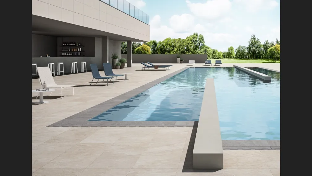 Piastrelle per outdoor L2 Silver Ivory di Lea Ceramiche