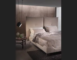 Letto in tessuto con testiera Designer Lift di Altrenotti