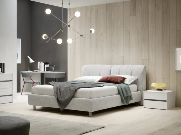 Letto Belleville con box contenitore di Novamobili