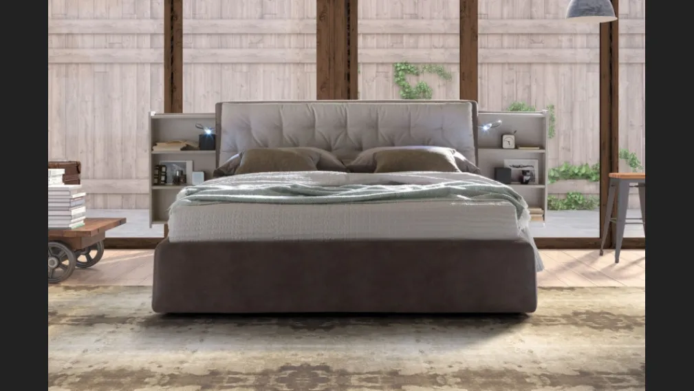 Letto con box contenitore Donovan di Le Comfort