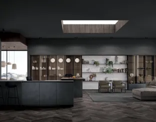 Cucina Design con isola Smart 1 di Nova Cucina