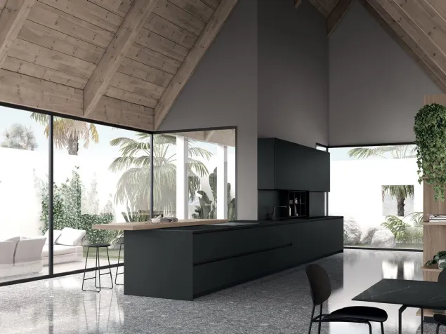 Cucina Design con penisola Smart 2 di Nova Cucina