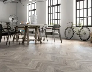 Parquet Living Vision Syncro Hydro di Skema