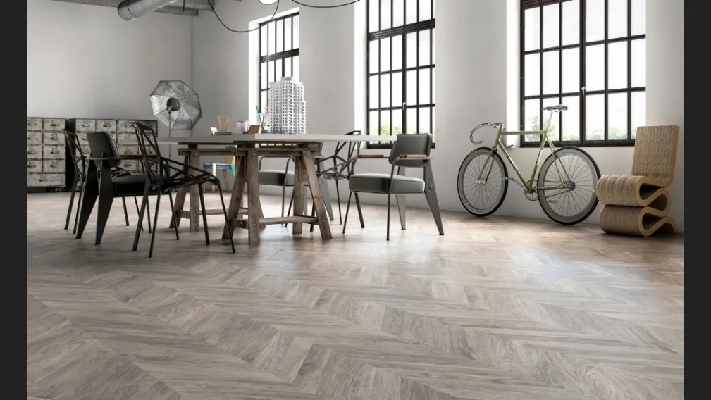 Parquet Living Vision Syncro Hydro di Skema