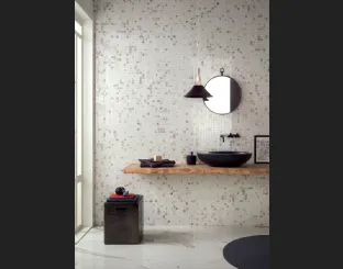 Piastrelle Dreaming Calacattashine a mosaico di Lea Ceramiche