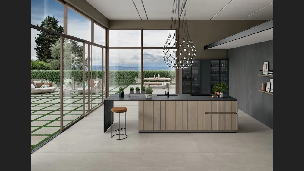 Piastrelle Nextone Taupe e Dark di Lea Ceramiche