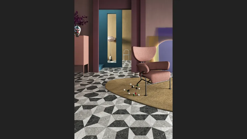 Piastrelle Side Stone Mosaic Omega di Lea Ceramiche